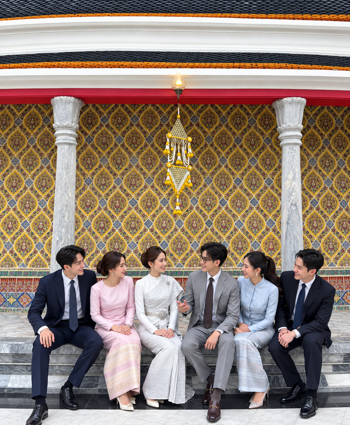 ถ่ายรูป ณ วัดราชบพิธ