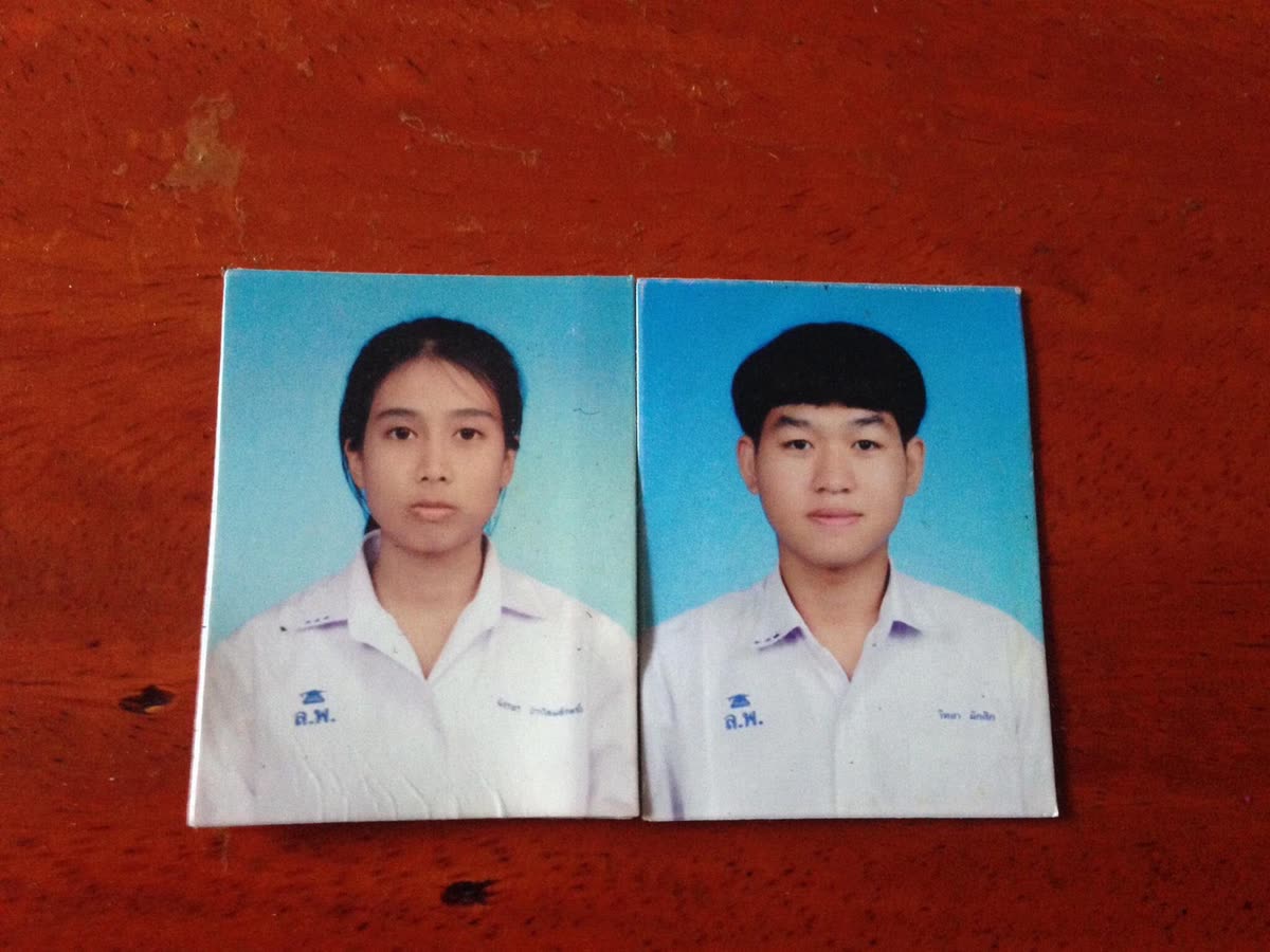 แพวและตั้ม สมัยมัธยมปลาย ปี 2556